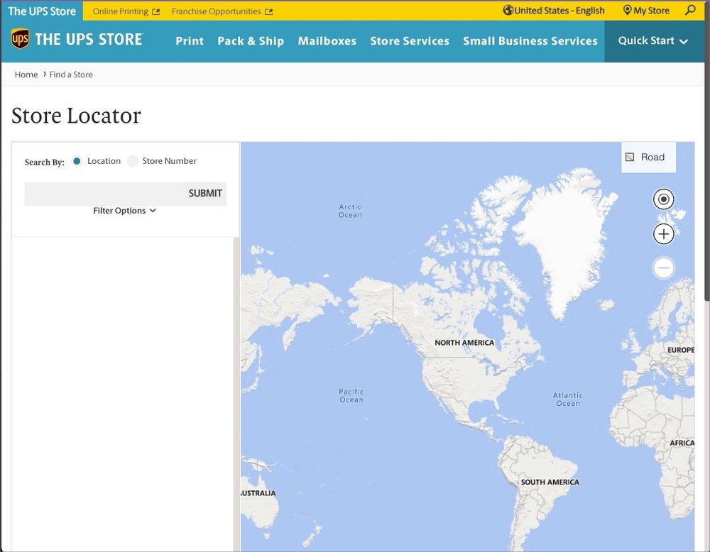 UPS Store Locator