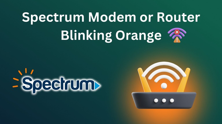 How to Fix Spectrum Modem or Router Blinking Orange