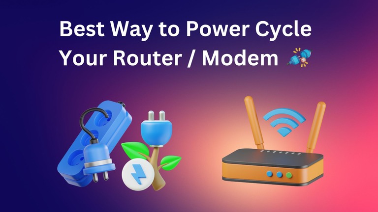 Best Way to Power Cycle Your Router Modem