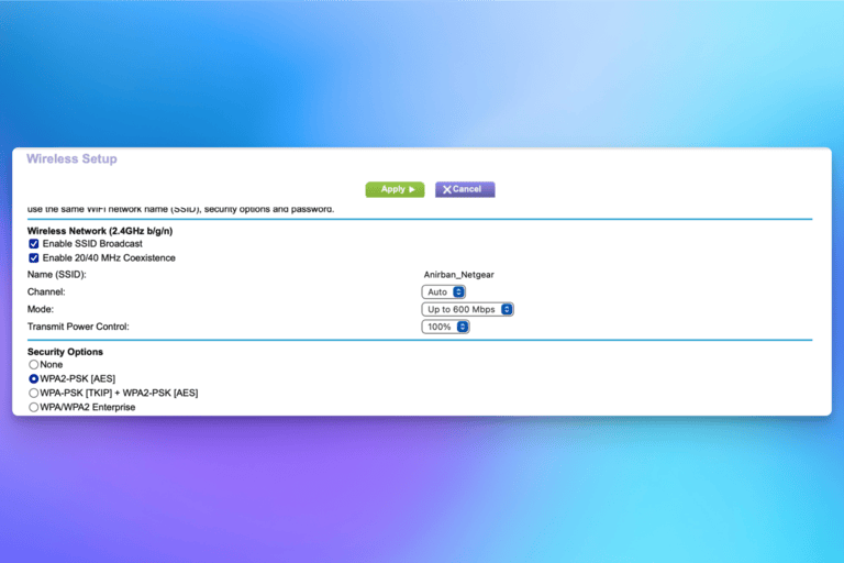 Configure Router for WPA2