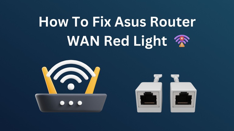 How To Fix Asus Router WAN Red Light