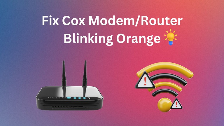 How To Fix Cox ModemRouter Blinking Orange