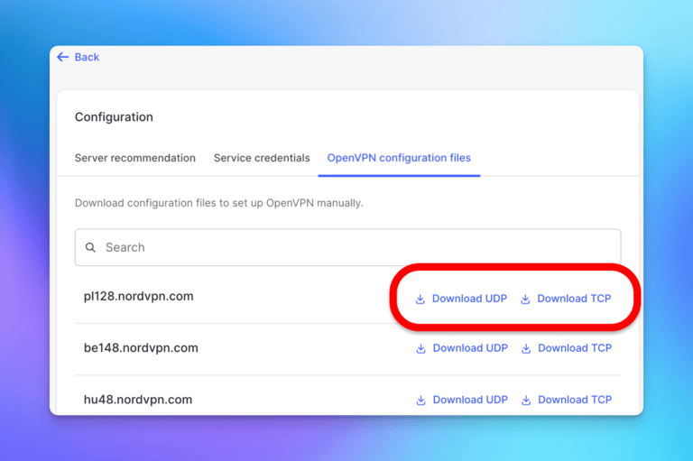 Obtaining NordVPN account credentials