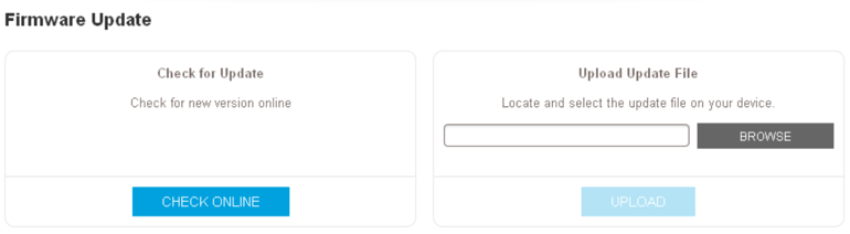 Update the Extender Firmware