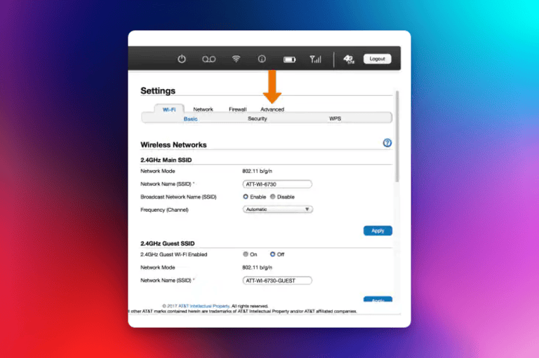How to Login to the AT&T Router • DataFeature