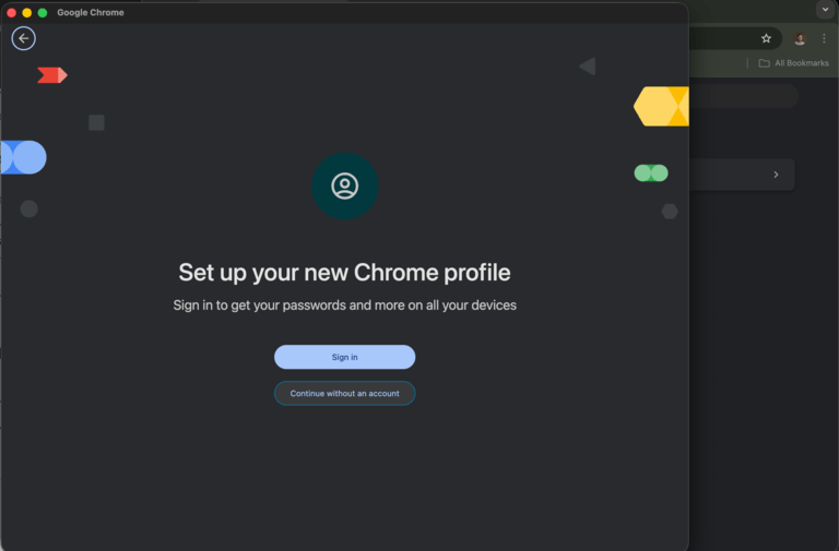 Create A New User Account